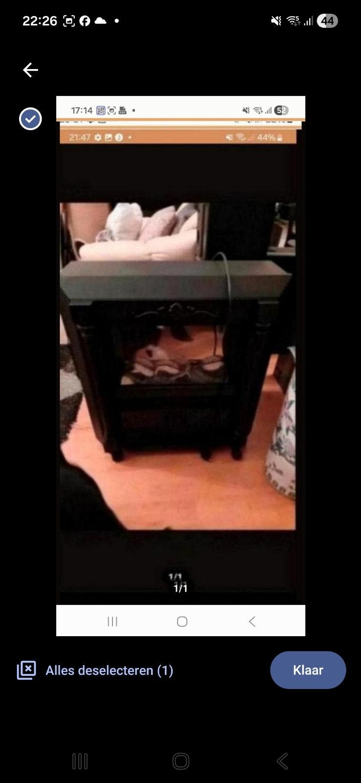 Te koop Electrice Sier Kachel, Huis en Inrichting, Kachels, Ophalen of Verzenden, Elektrisch, Overige soorten