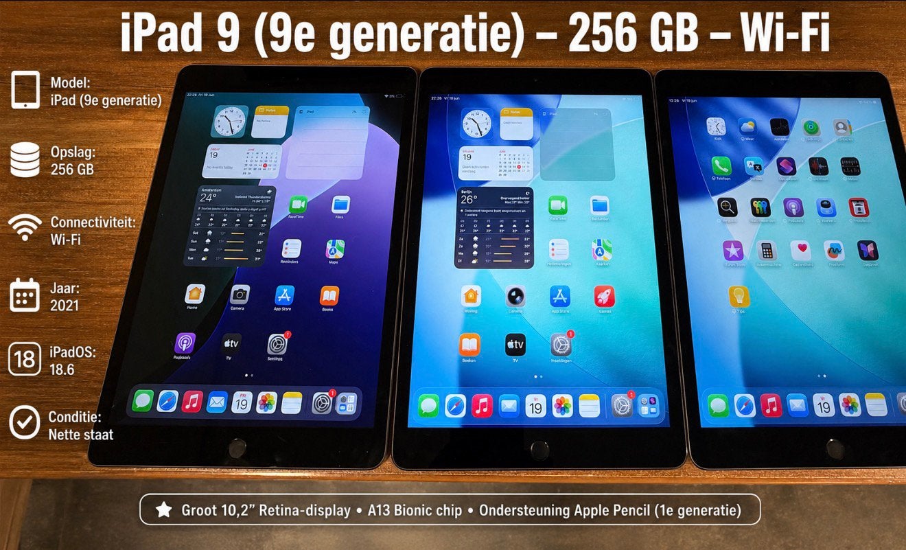 Te Koop: Diverse Apple iPads – Zo Goed Als Nieuw!, Computers en Software, Apple iPads, 32 GB, Apple iPad, Zo goed als nieuw, Ophalen