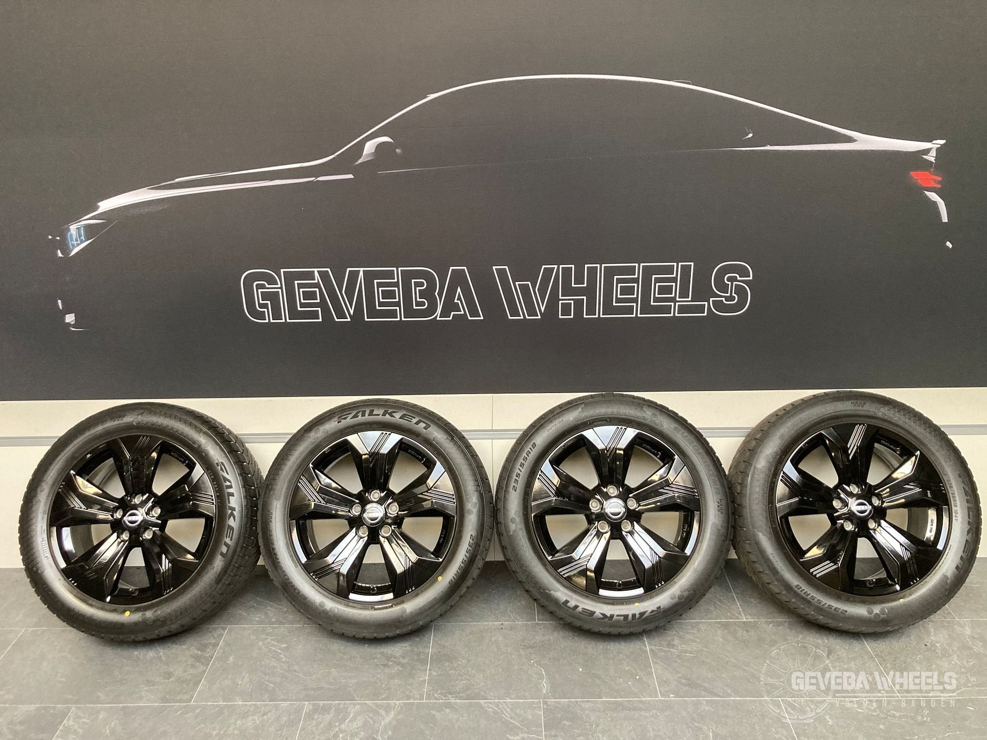 18” originele Nissan Qashqai J12 velgen + winterbanden 5x114, 18 inch, Gebruikt, -, -