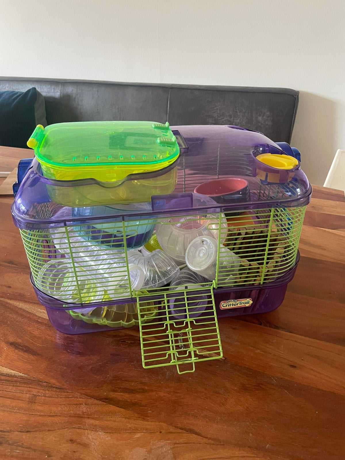 Hamsterkooi met veel accessoires, Dieren en Toebehoren, Kooi, Gebruikt, Minder dan 75 cm, Ophalen