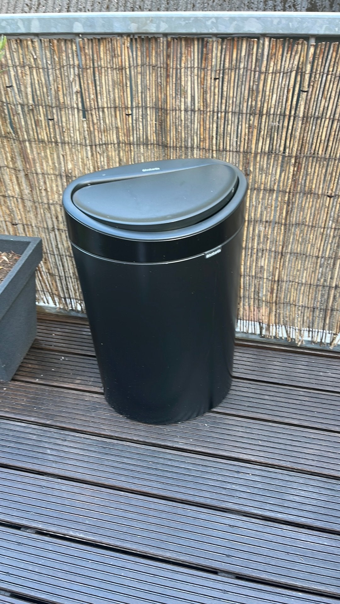 Brabantia touch bin 40liter, 40 liter of meer, Ophalen, Gebruikt, Rvs