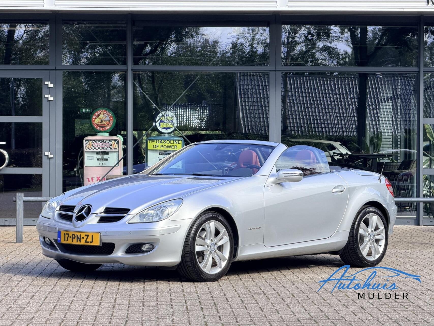 Mercedes SLK-klasse 200 K | Airscarf | Leder | Stoelverwarmi, Automaat, Achterwielaandrijving, Gebruikt, 4 cilinders