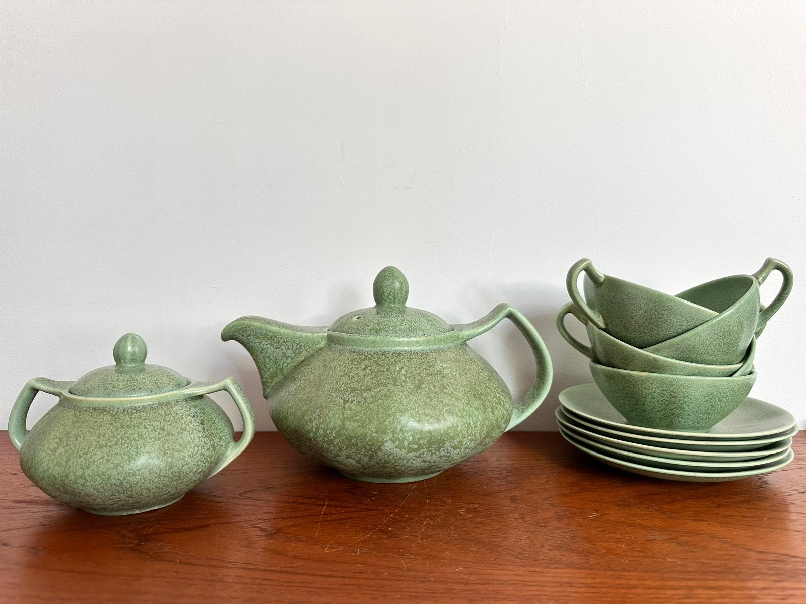 Theeservies Antiek Art Deco Keramiek Genummerd, Ophalen of Verzenden