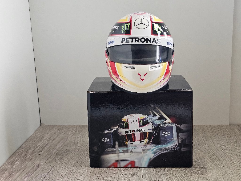 Helm 1:2, Lewis Hamilton # 44, 2015, BELL. **NIEUWSTAAT**, Ophalen of Verzenden, Zo goed als nieuw, Formule 1