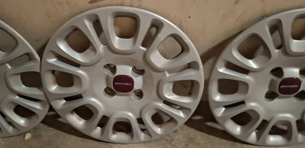 Originele Fiat Panda wieldoppen set 14”, set van 4, Ophalen, Gebruikt, Fiat