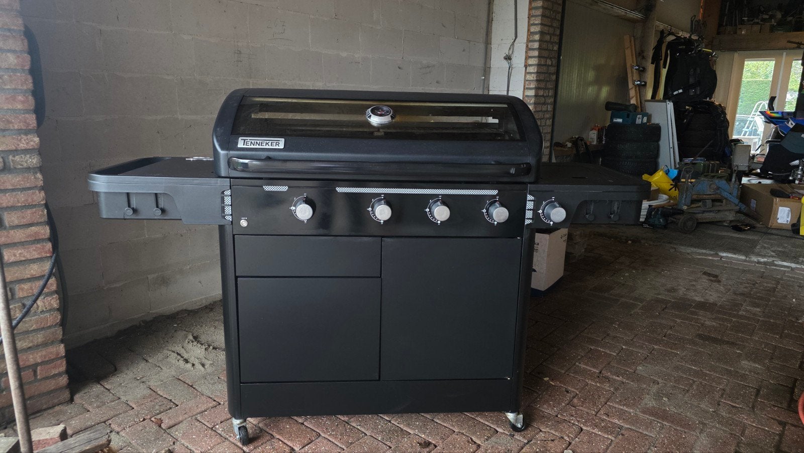 tenneker tg-4 gas bbq, Ophalen, Gebruikt, Tenneker