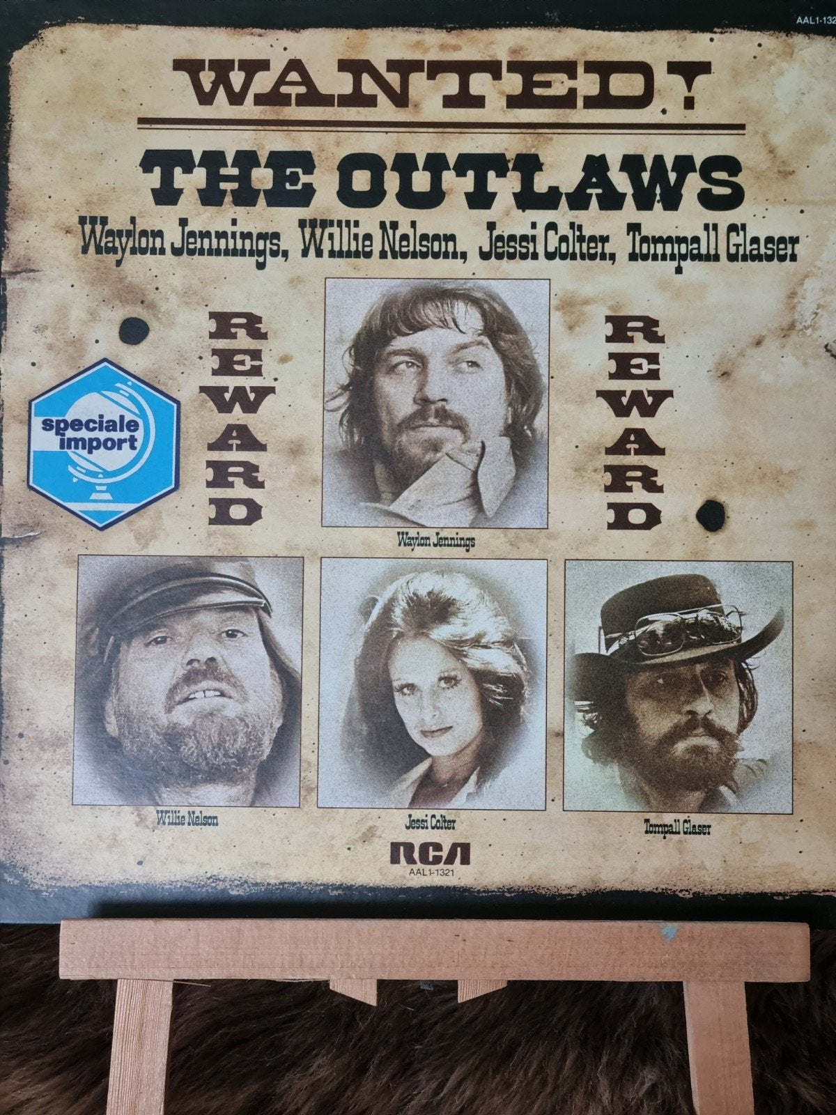 The Outlaws - Waylon Jennings, Willie Nelson LP (1976), Ophalen of Verzenden, Gebruikt, Country