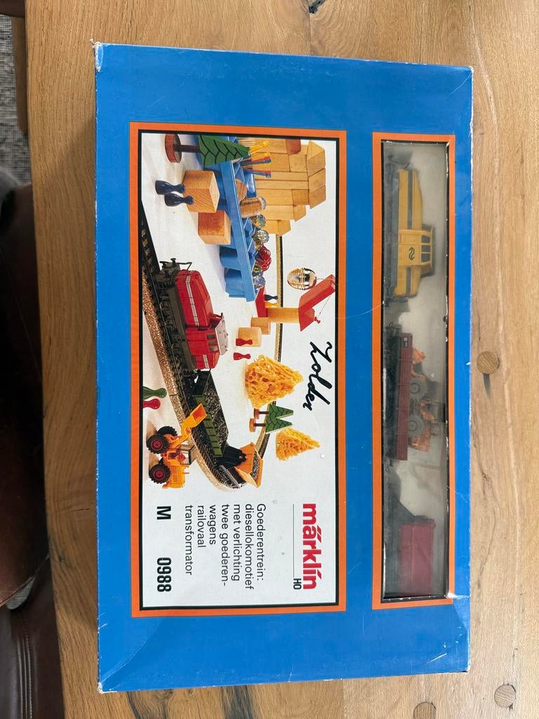 Märklin 0988 H0 Treinset met M-rails (gebruikt), Hobby en Vrije tijd, Modeltreinen | H0, Wisselstroom, Ophalen of Verzenden, Märklin