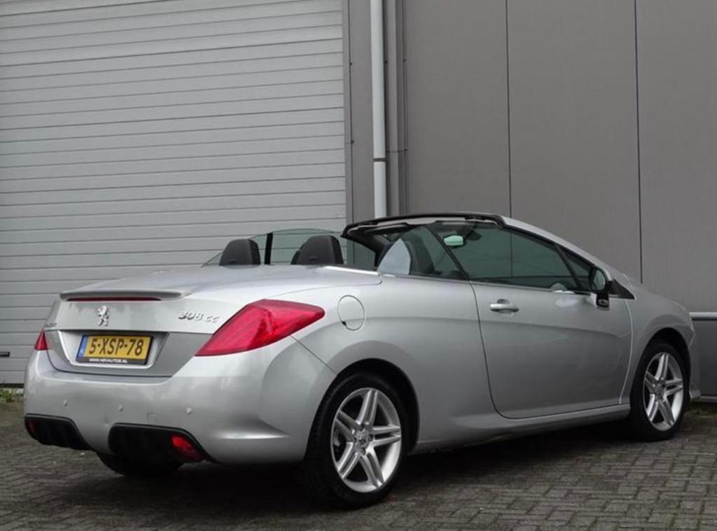 Peugeot 308 1.6 VTI CC 2009 Grijs, Auto's, Peugeot, Voorwielaandrijving, 4 cilinders, Cabriolet, 4 stoelen
