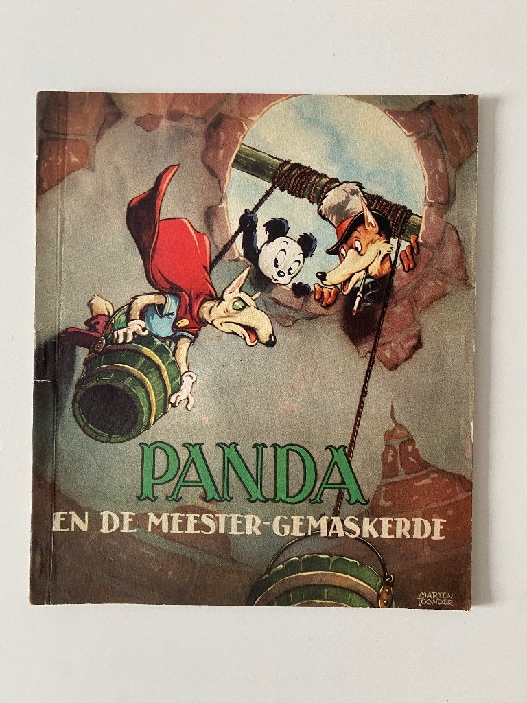Panda en de meester-gemaskerde 1952, Boeken, Gelezen, Marten Toonder, Eén stripboek, Ophalen of Verzenden