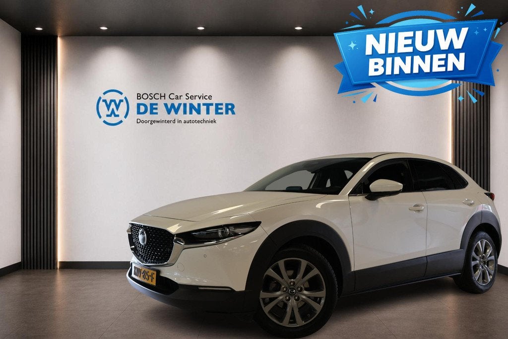 Mazda CX-30 2.5 e-SkyActiv-G M Hybrid Exclusive-line, Auto's, Mazda, Gebruikt, 4 cilinders, Wit, Bedrijf