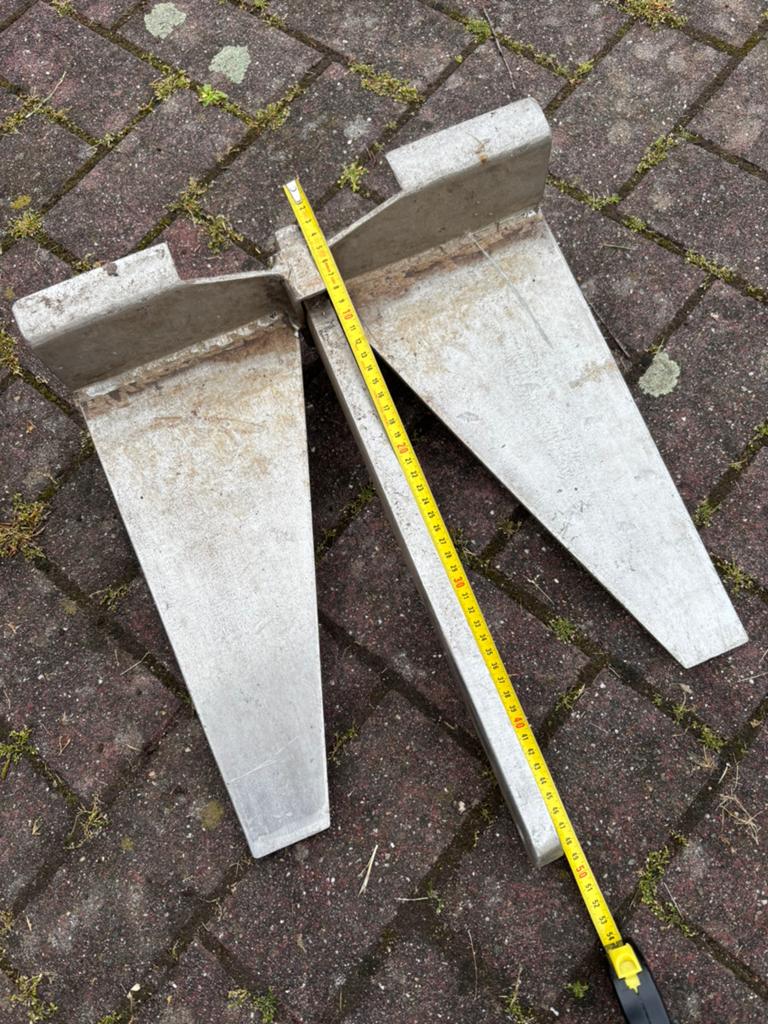Anker Rvs, Watersport en Boten, Bootonderdelen, Ophalen, Zo goed als nieuw, Ankeren en Afmeren, Zeilboot of Motorboot