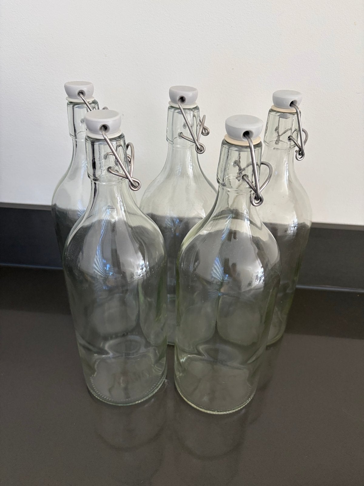 Weckfles 1 liter, Voorraadpot, Ophalen, Zo goed als nieuw, Glas