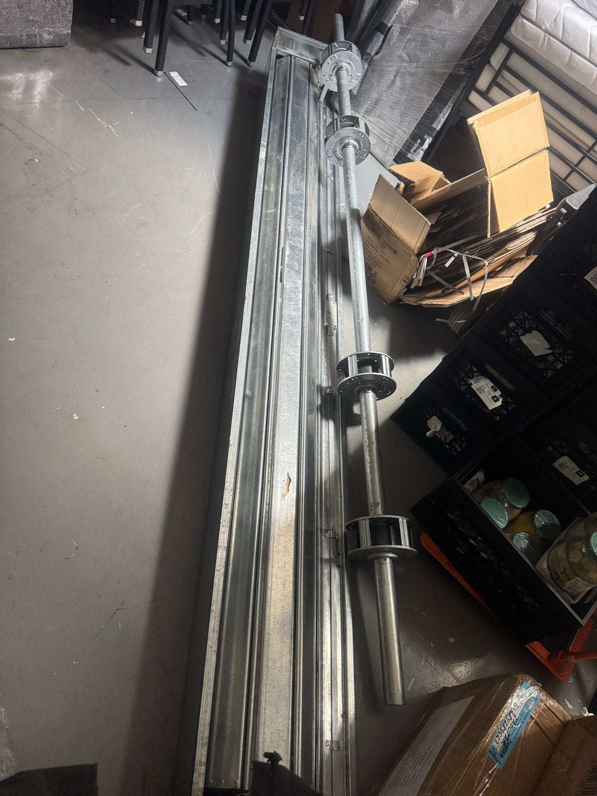 Nieuw ijzeren rolluik 350x220 cm, Doe-het-zelf en Verbouw, Rolluiken, Ophalen of Verzenden, Nieuw, 200 cm of meer