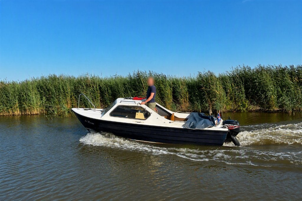 Fijne kajuitboot met 15 pk Mercury motor, Overige merken, Gebruikt, Kajuitboot, 15 pk