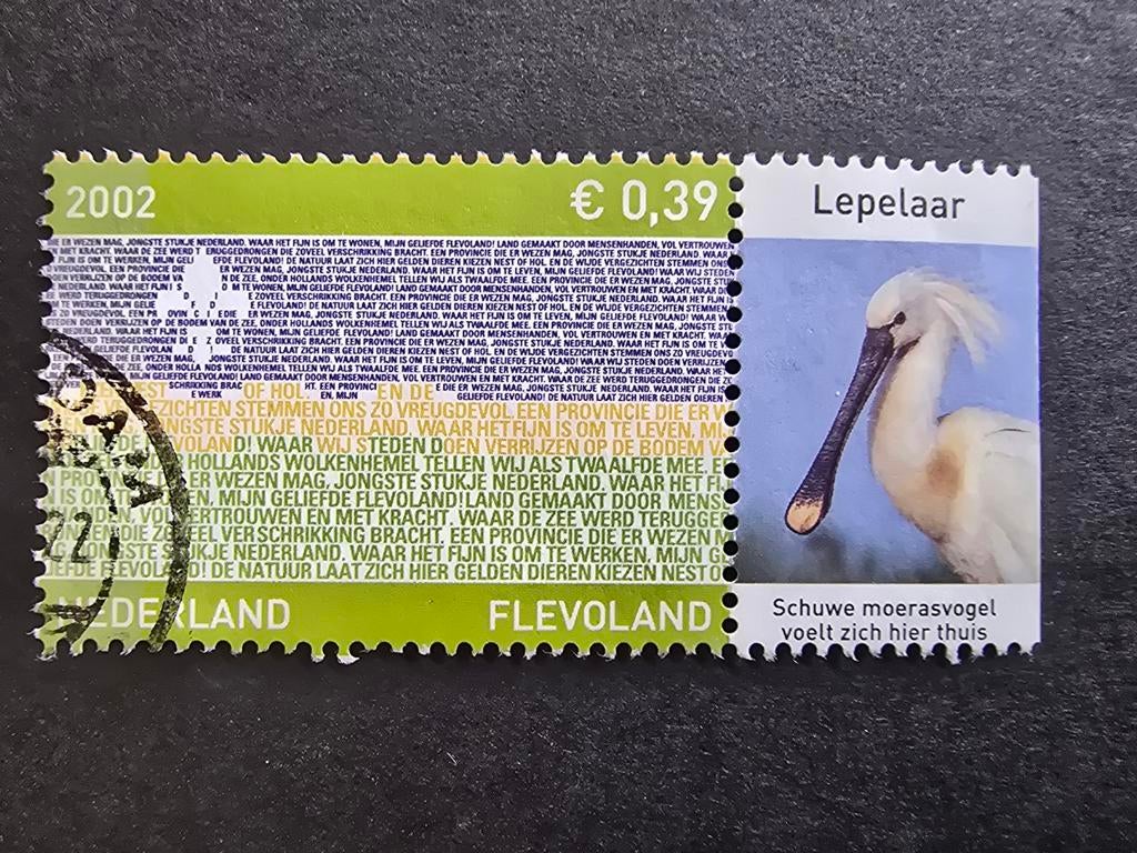 Postzegel Nederland 2002 - NVPH 2029 - Met Tab 1, Postzegels en Munten, Postzegels | Nederland, Ophalen of Verzenden, Na 1940