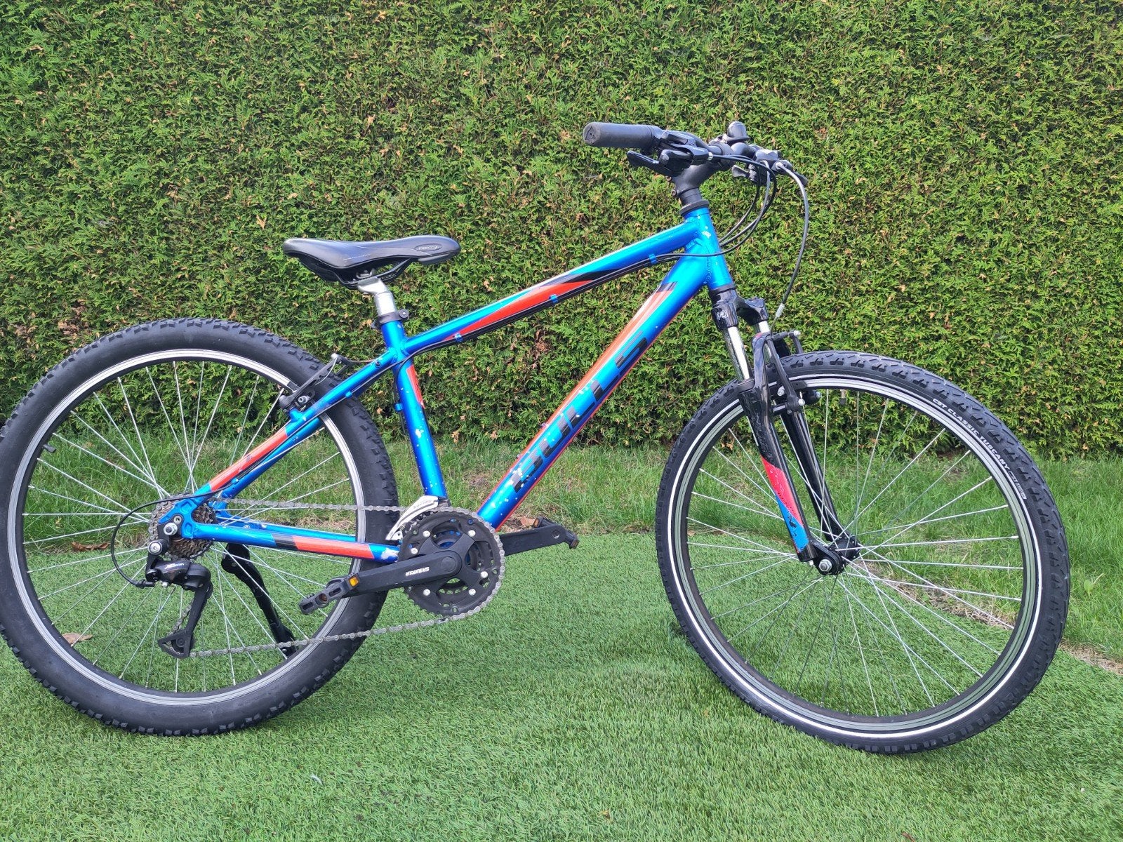 Bulls Pulsar MTB 41cm - Blauw/rood Mountainbike, Fietsen en Brommers, Gebruikt, Hardtail, Velgrem, Ophalen