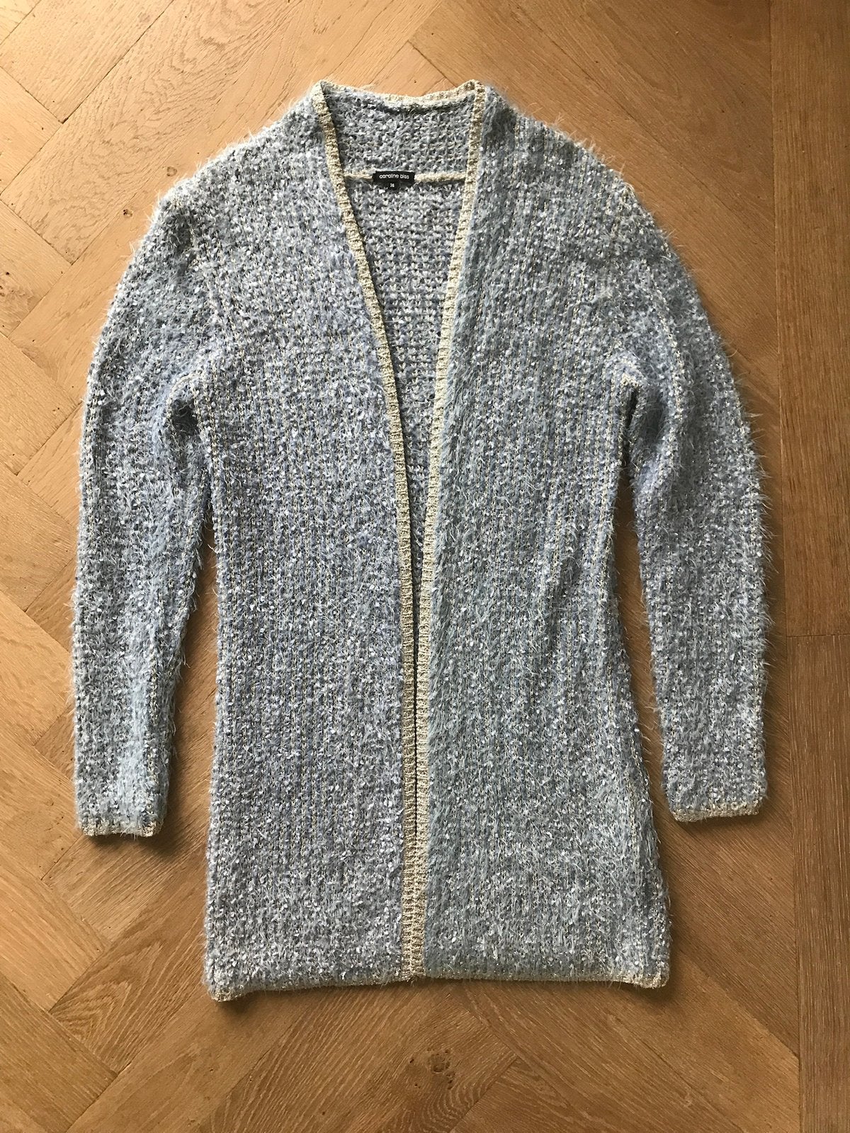 Caroline Biss dames vest lichtblauw maat 36, Kleding | Dames, Ophalen of Verzenden, Zo goed als nieuw, Maat 36 (S), Blauw