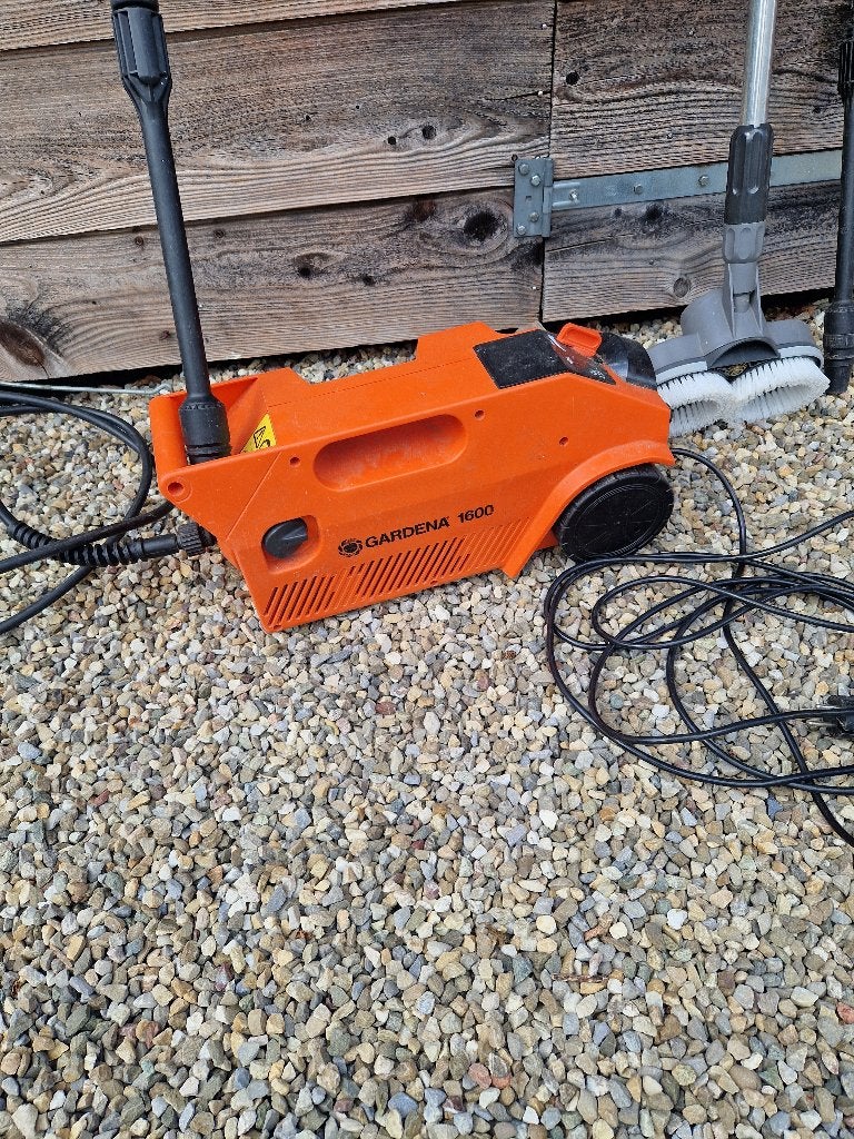 Hogedrukspuit, Ophalen, Elektrisch, Gardena, Met regelbare waterdruk