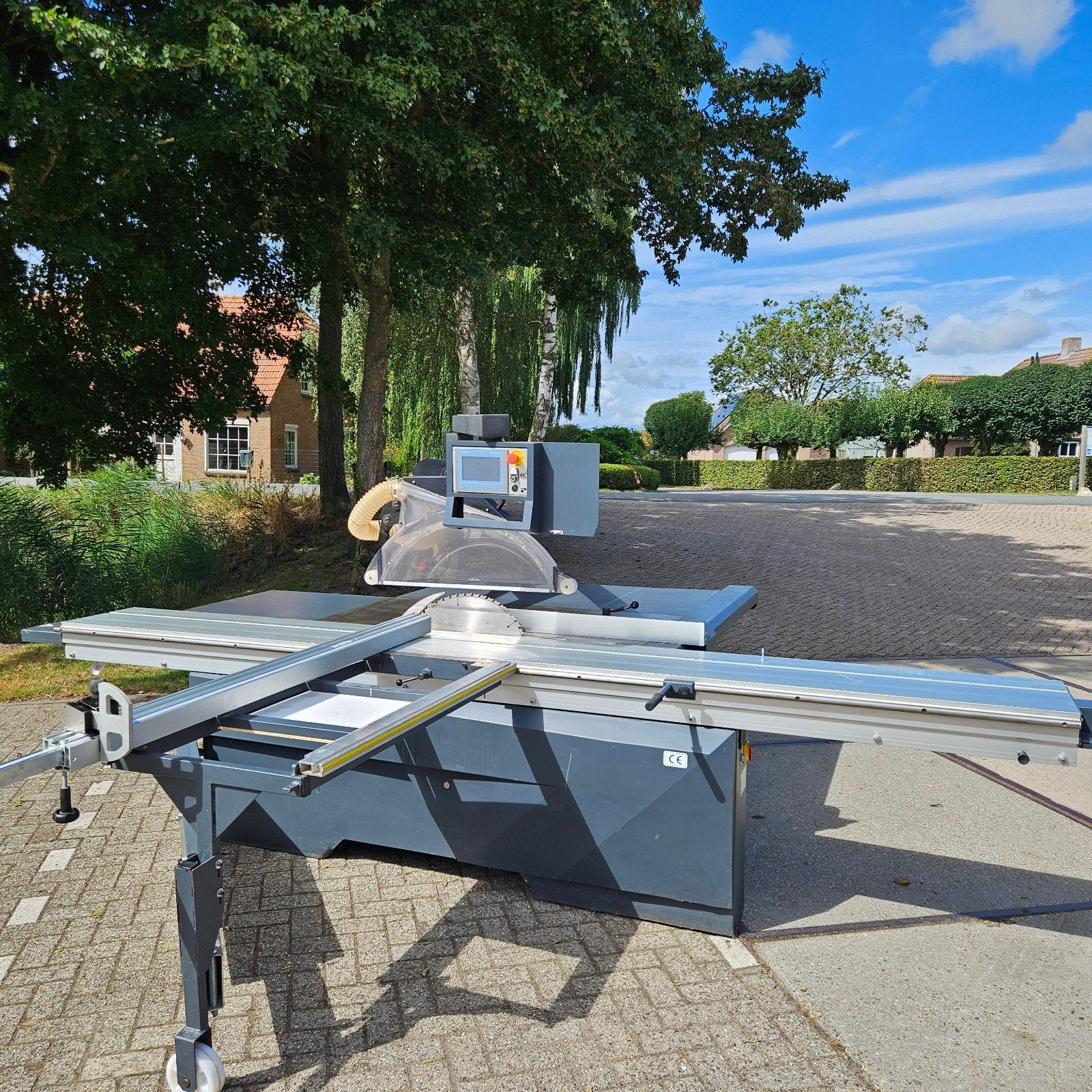 Rema FX600 Formaatzaag - 600mm zaagblad, Siemens besturing, Ophalen, Cirkelzaag, 70 mm of meer, Zo goed als nieuw