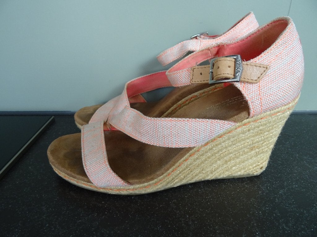 TOMS maat 40, espadrilles/sleehakken., Kleding | Dames, Schoenen, Ophalen of Verzenden, Zo goed als nieuw, Toms, Espadrilles of Moccasins