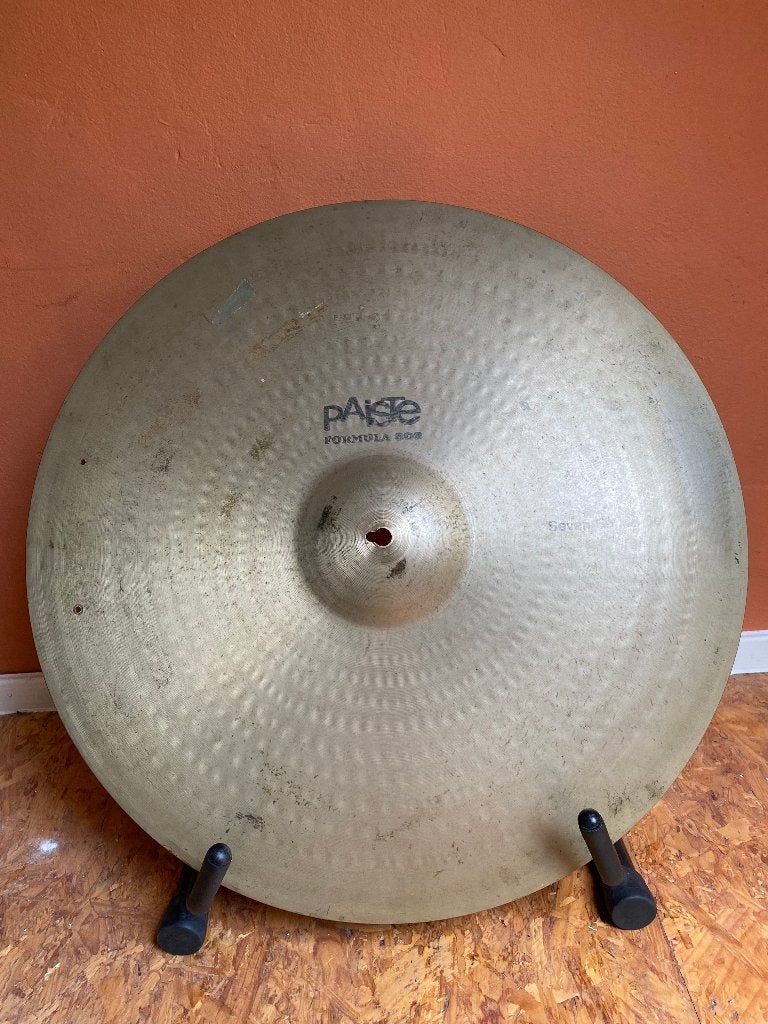 Paiste Formula 602 "Seven Sound Set 7" 20" Deep Ride (1975), Ophalen of Verzenden, Gelezen, Algemeen