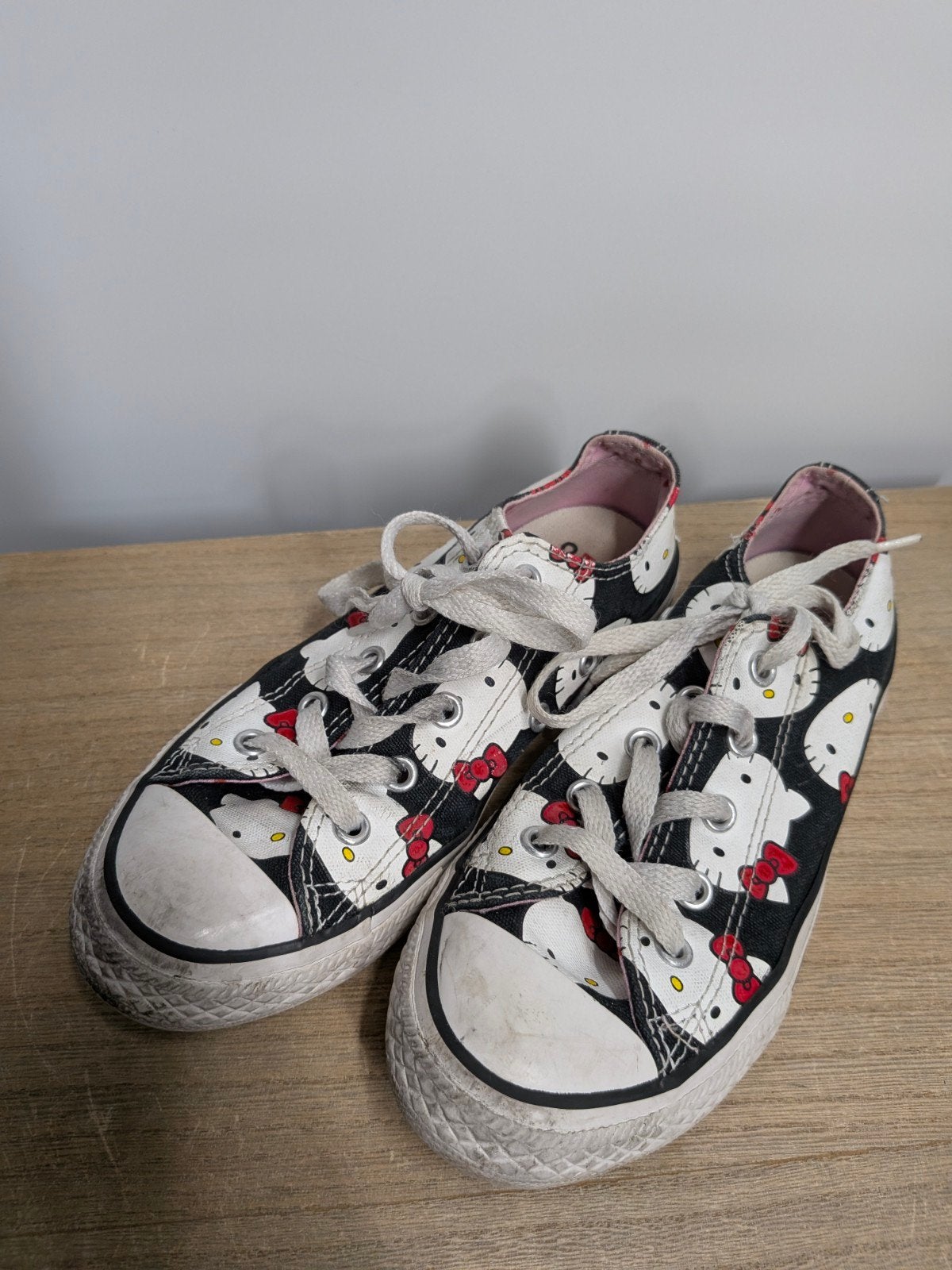 Converse Hello Kitty All Star Sneakers Maat 32, Kinderen en Baby's, Kinderkleding | Schoenen en Sokken, Converse All Star, Gebruikt