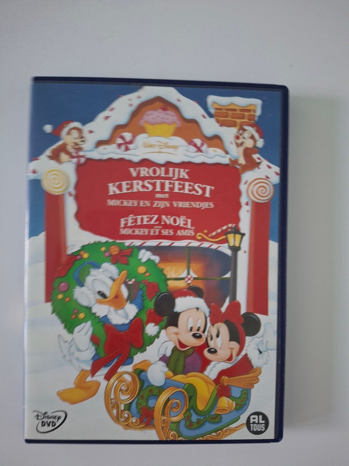 Vrolijk Kerstfeest met Mickey en zijn Vriendjes DVD, Alle leeftijden, Nederlands, Ophalen of Verzenden, Zo goed als nieuw