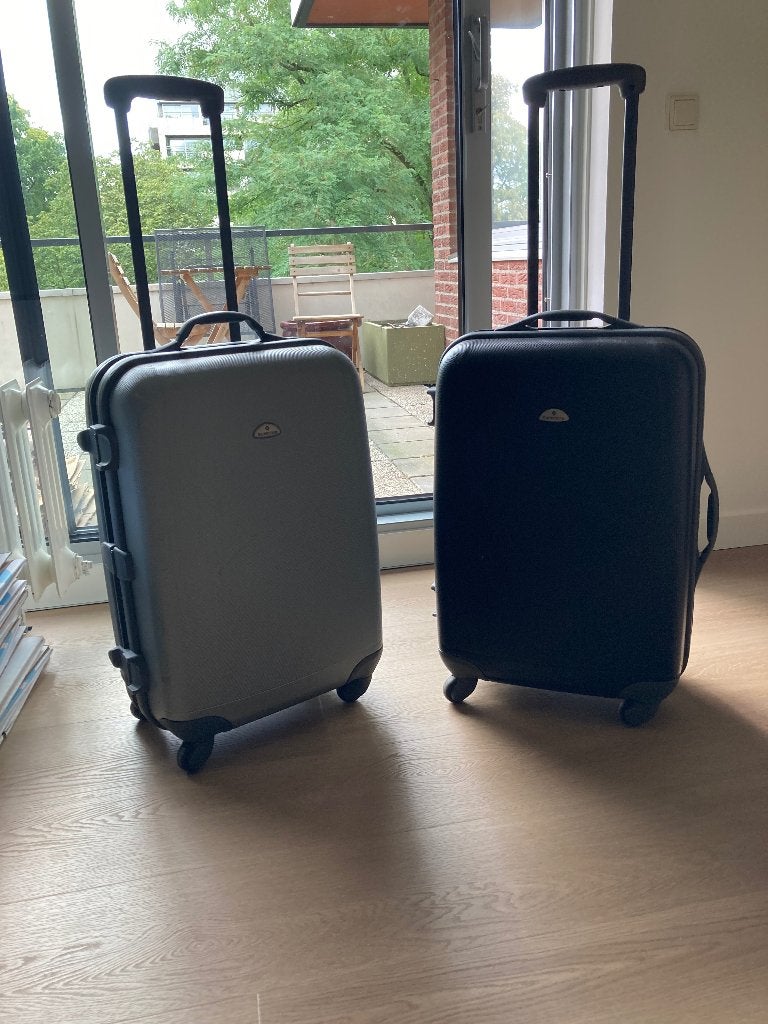 Samsonite koffers, Gebruikt, Hard kunststof, 45 tot 55 cm, Ophalen of Verzenden