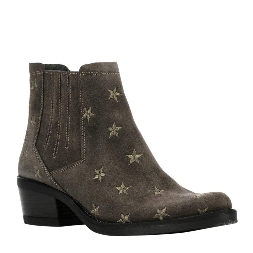 Kanna suede enkellaarzen cowboy laars schoenen taupe maat 39, Kleding | Dames, Bruin, Lage of Enkellaarzen, Nieuw, Ophalen of Verzenden