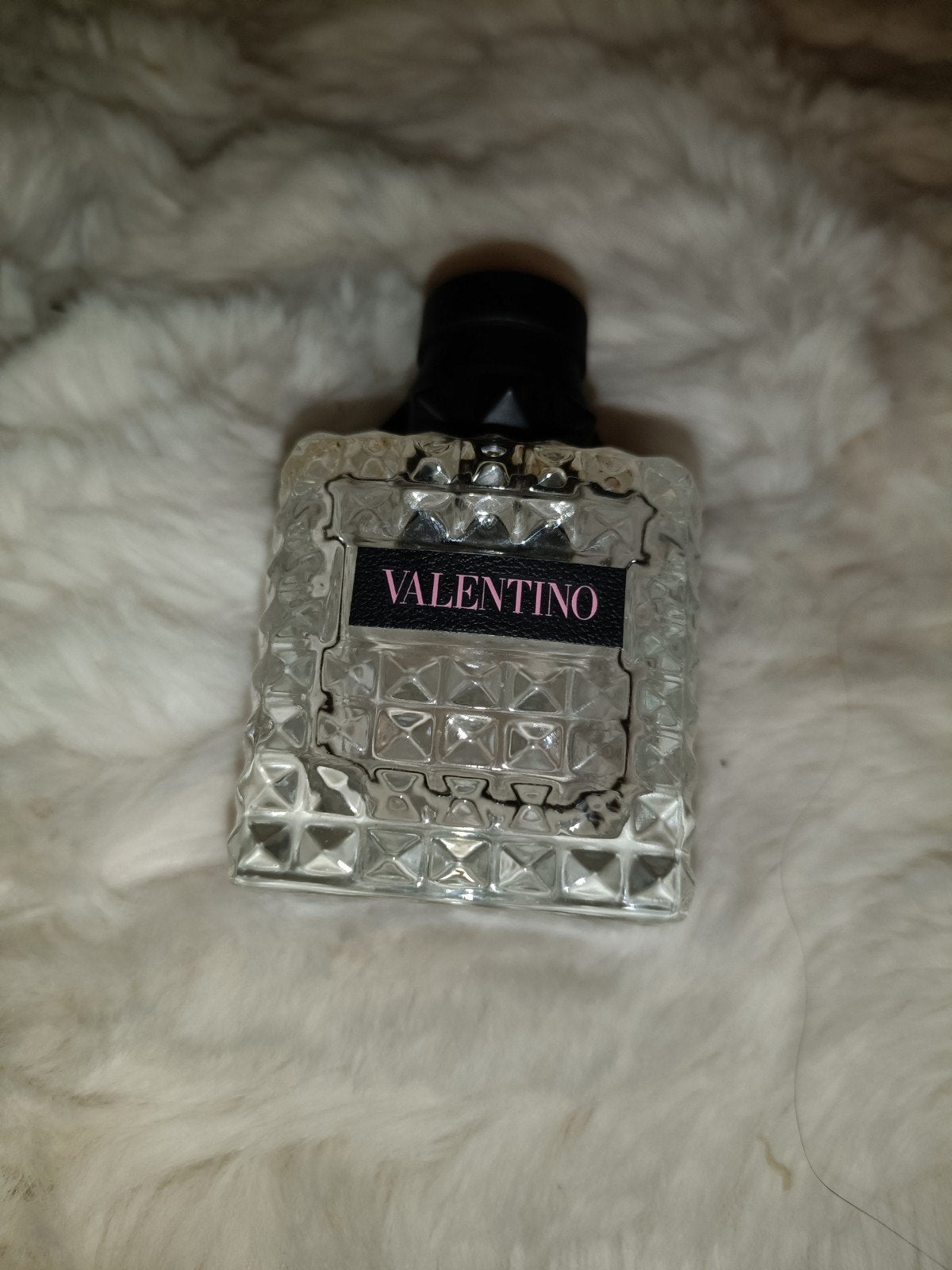 Leeg Valentino parfumflesje - Decoratief, Ophalen, Gebruikt