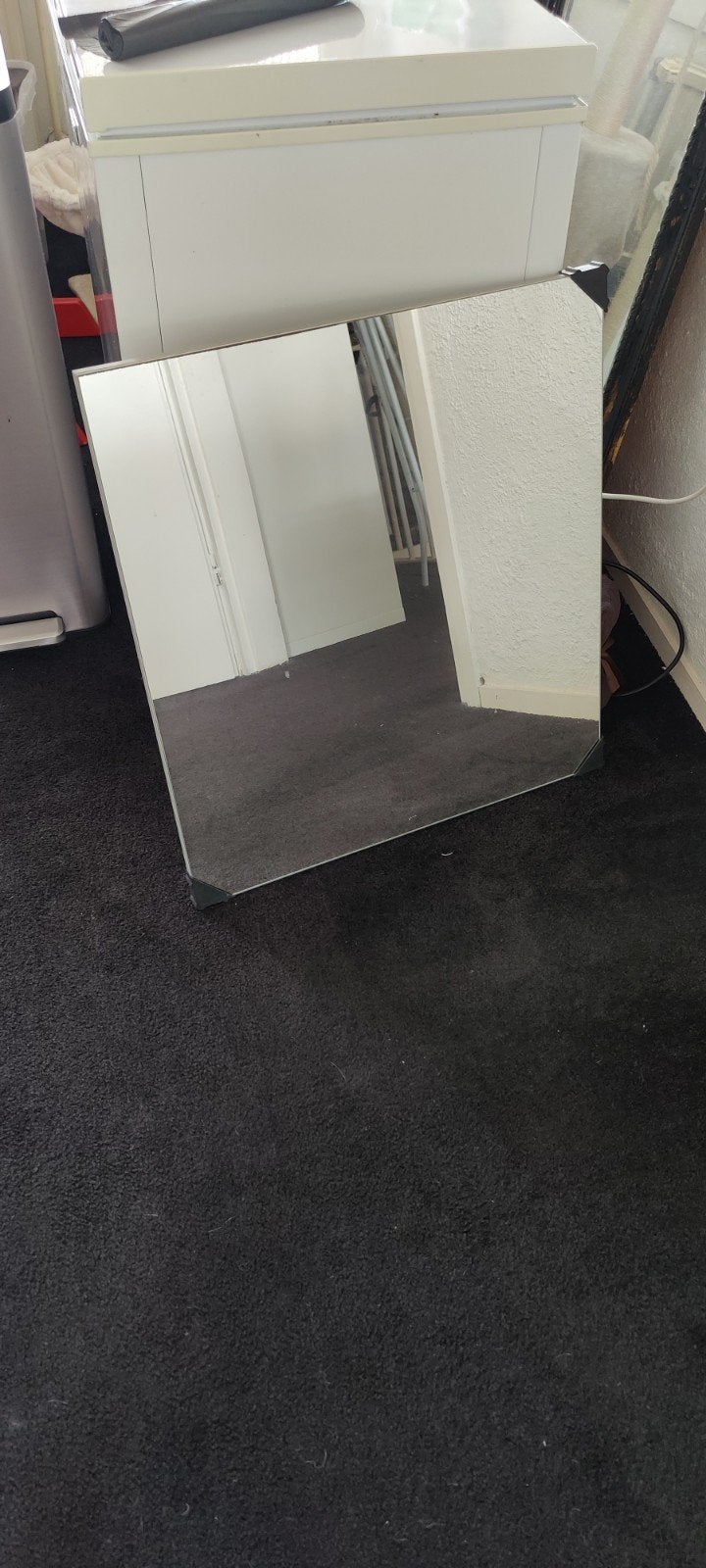 Spiegel 60x65 cm, Huis en Inrichting, Woonaccessoires | Spiegels, Ophalen, Gebruikt, Minder dan 100 cm, Rechthoekig