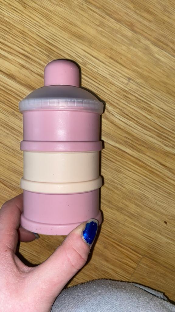 Nieuw baby melk poeder to go bakje met 3 delen, Ophalen of Verzenden, Nieuw, Overige typen