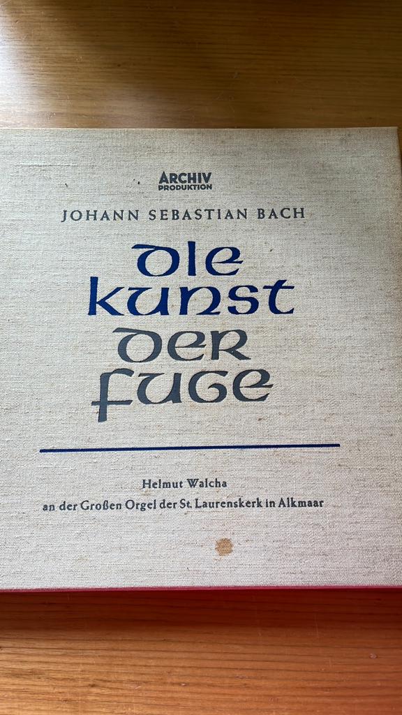 J.S. Bach - Die Kunst der Fuge - Helmut Walcha (2 LP's), Ophalen of Verzenden, Barok, Gebruikt, Orkest of Ballet