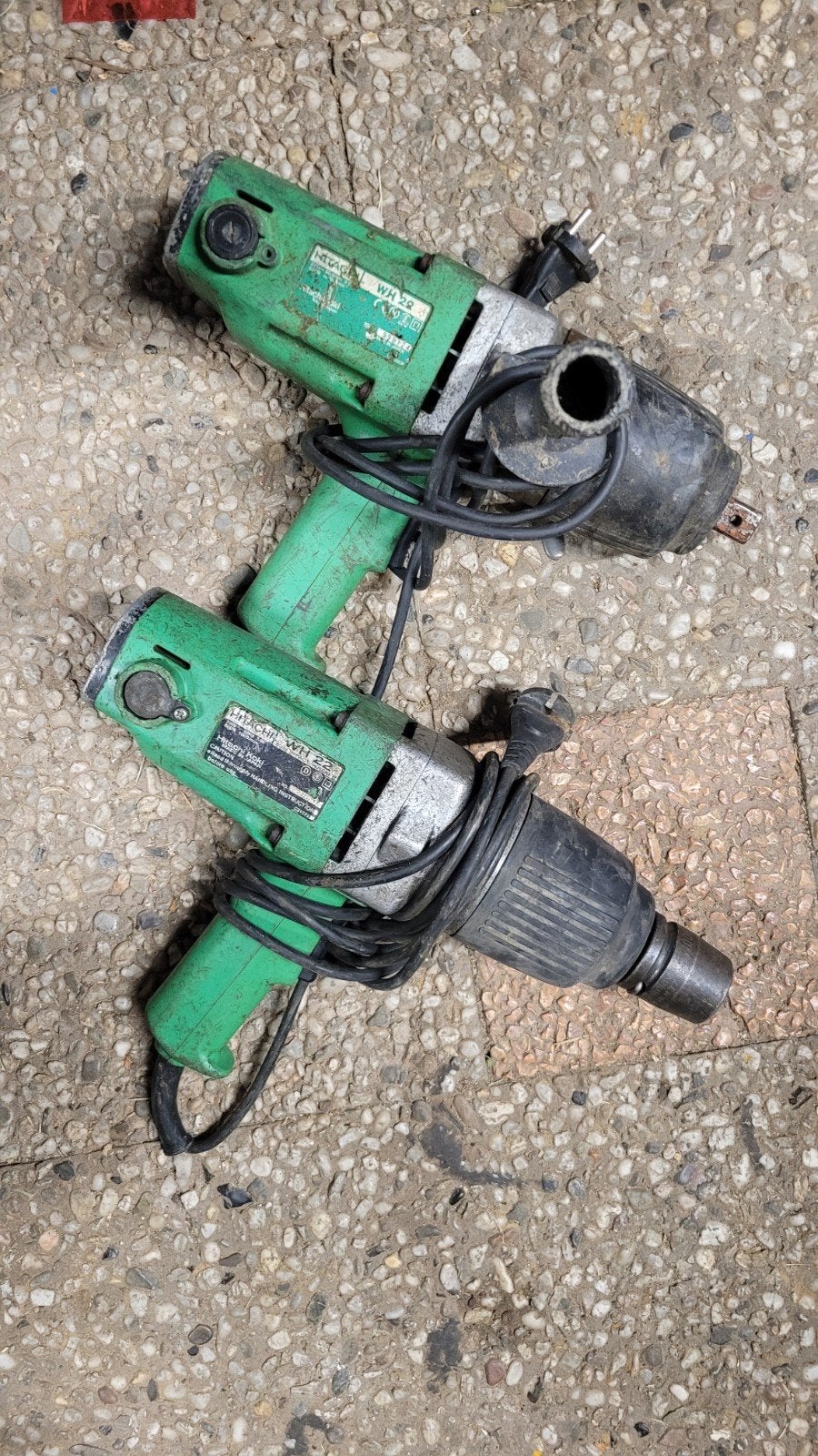Hitachi WH 22 Slagmoersleutel (2 stuks), Ophalen of Verzenden, Gebruikt