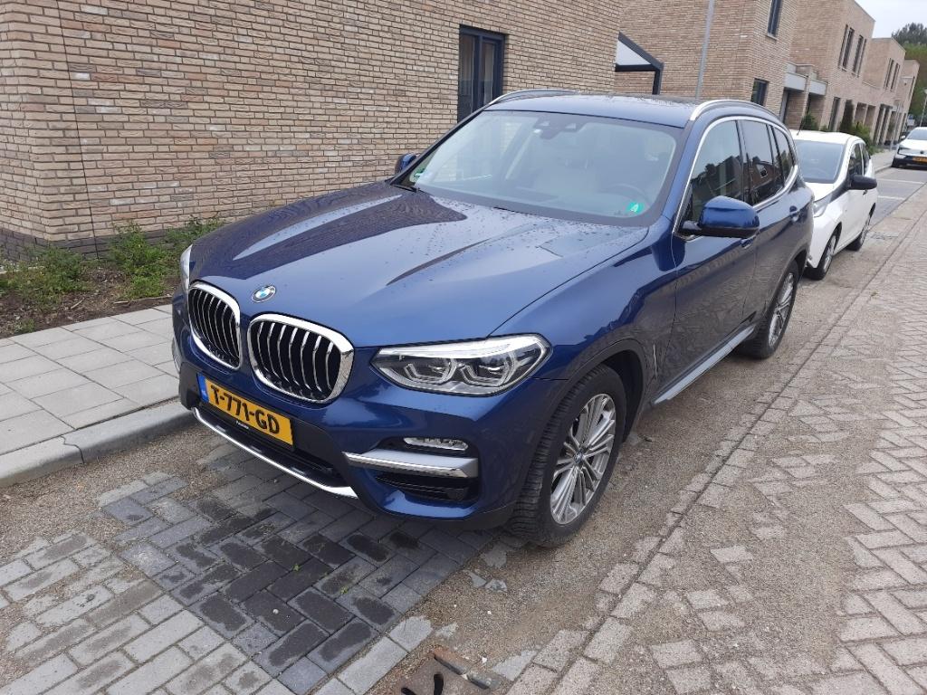 BMW X3 Xdrive30i 252pk Aut 2018 Blauw | Pano dak | Trekhaak, Auto's, BMW, 1998 cc, 4 cilinders, 2000 kg, Leder