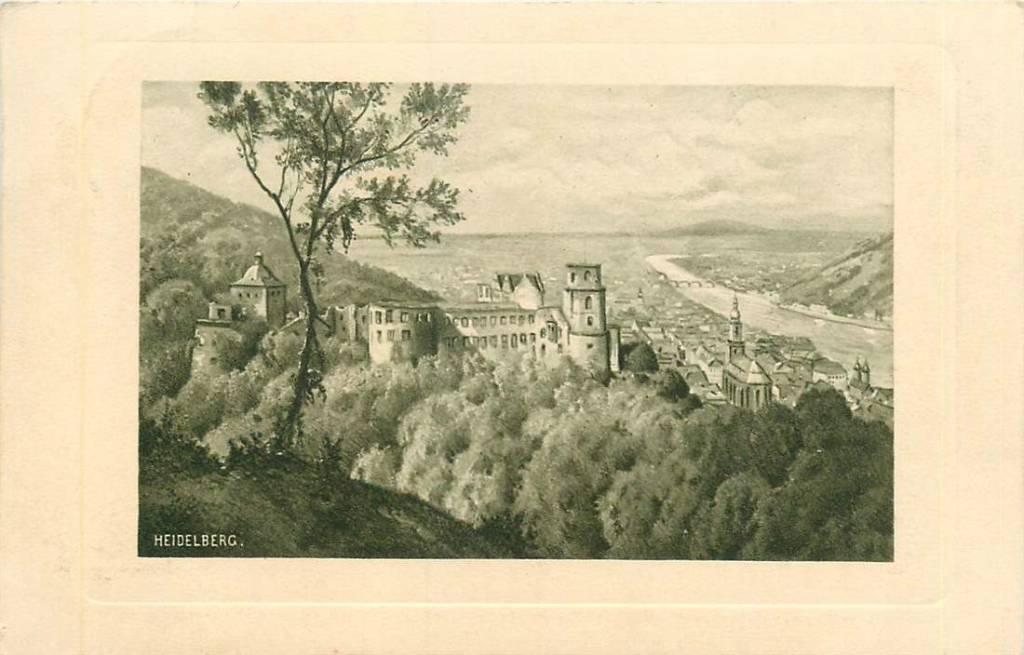 381-266-035 Heidelberg, Verzenden, Voor 1920, Duitsland