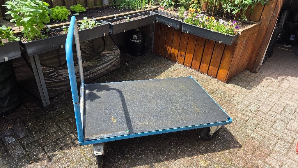 Transportkar - plateauwagen, 100 liter of meer, Ophalen, Gebruikt, Transportkar
