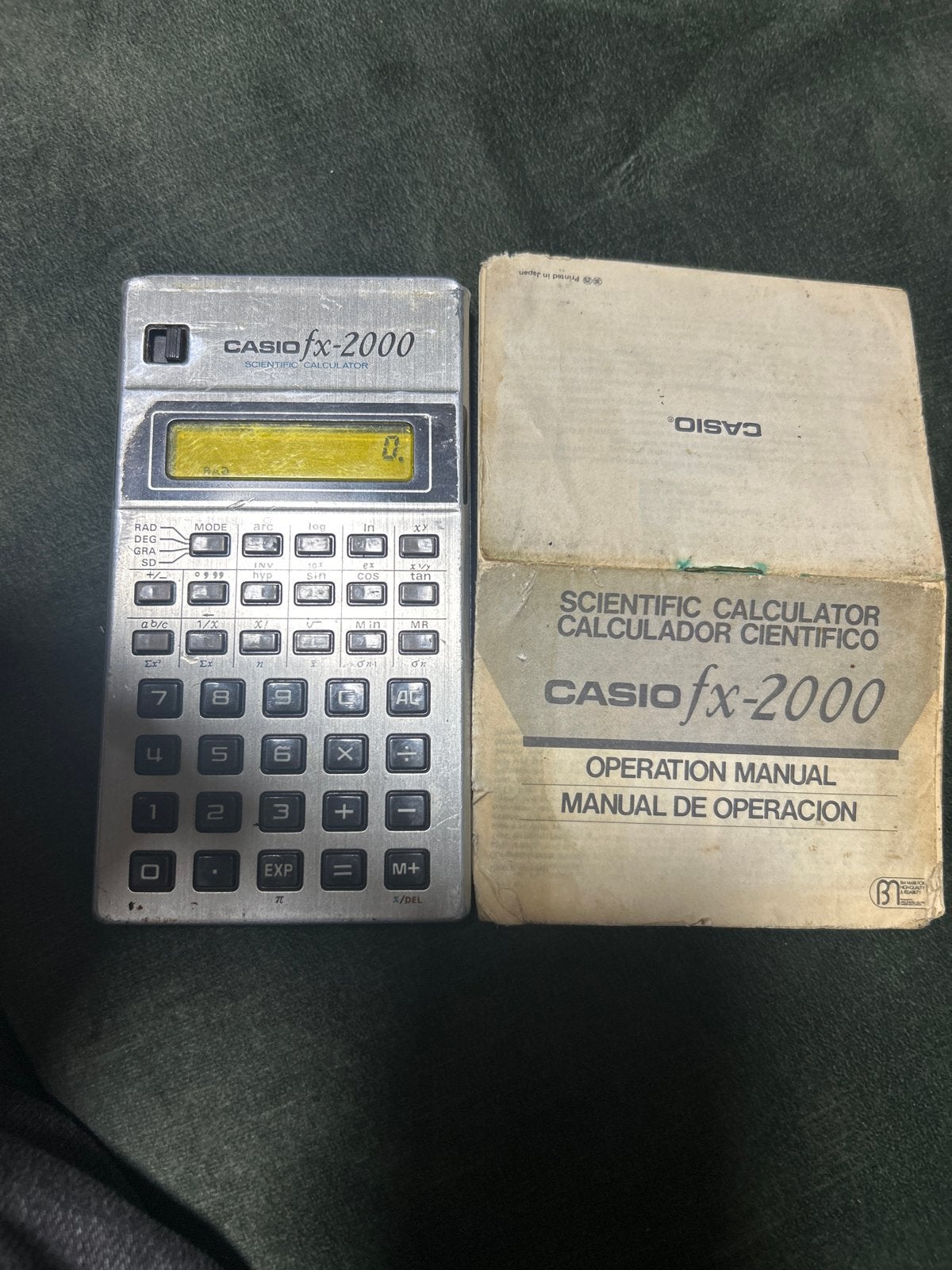 Oude Casio FX-2000, Ophalen of Verzenden