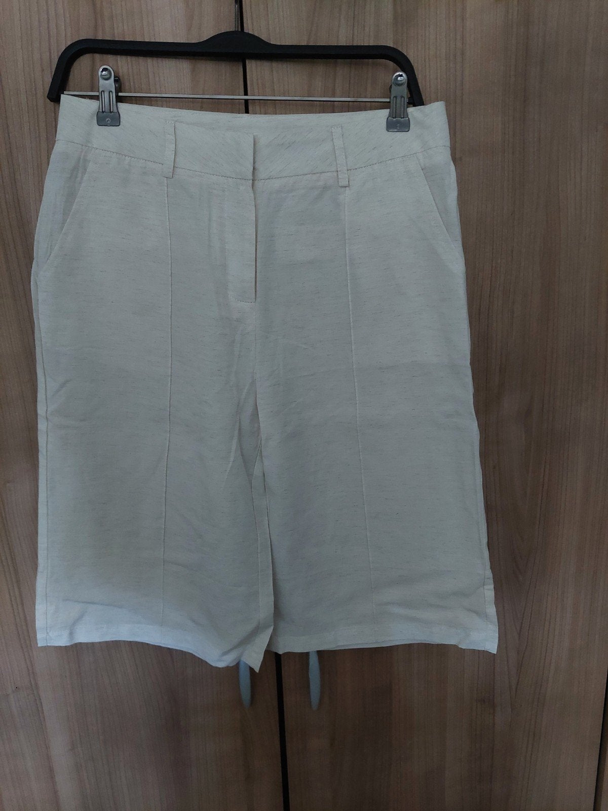 beige kniebroek/S-M, Ophalen of Verzenden, Nieuw, Beige, Driekwart