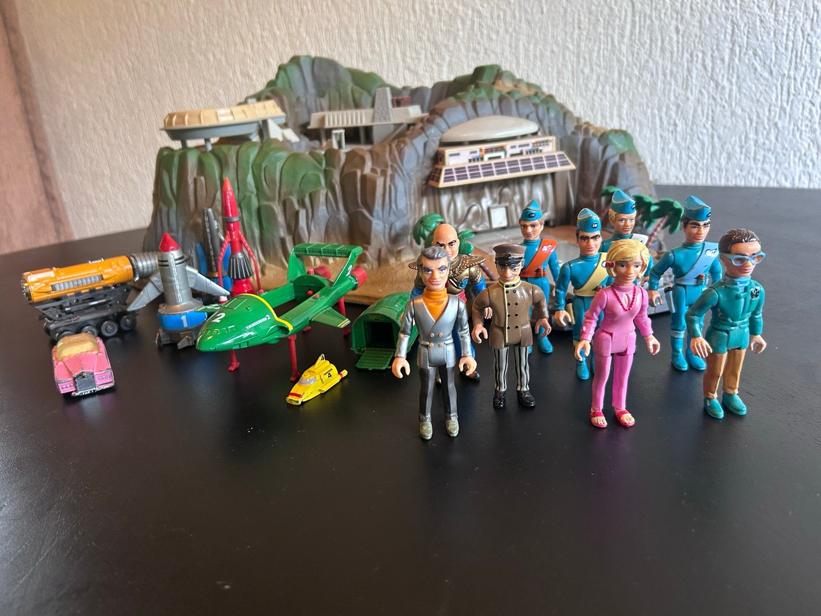 Thunderbirds Speelset met Figuren en Voertuigen, Ophalen of Verzenden, Gebruikt