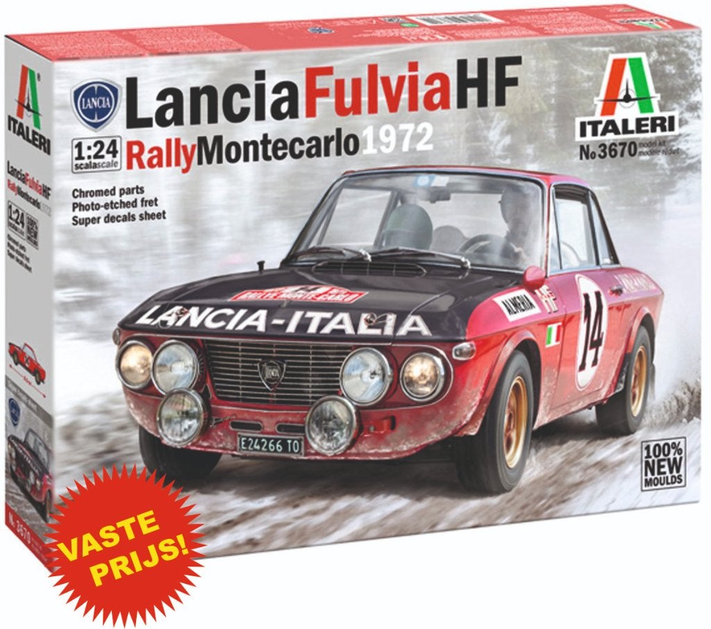 Lancia Fulvia HF (Italeri 3670) 1/24, Groter dan 1:32, Nieuw, Ophalen of Verzenden, Italeri