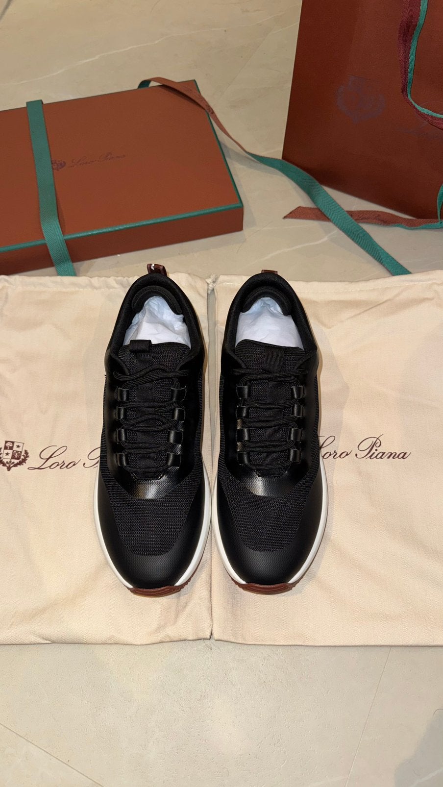 loro piana week end walk GARANTIE, Kleding | Heren, Ophalen of Verzenden, Nieuw, Zwart, Sneakers of Gympen