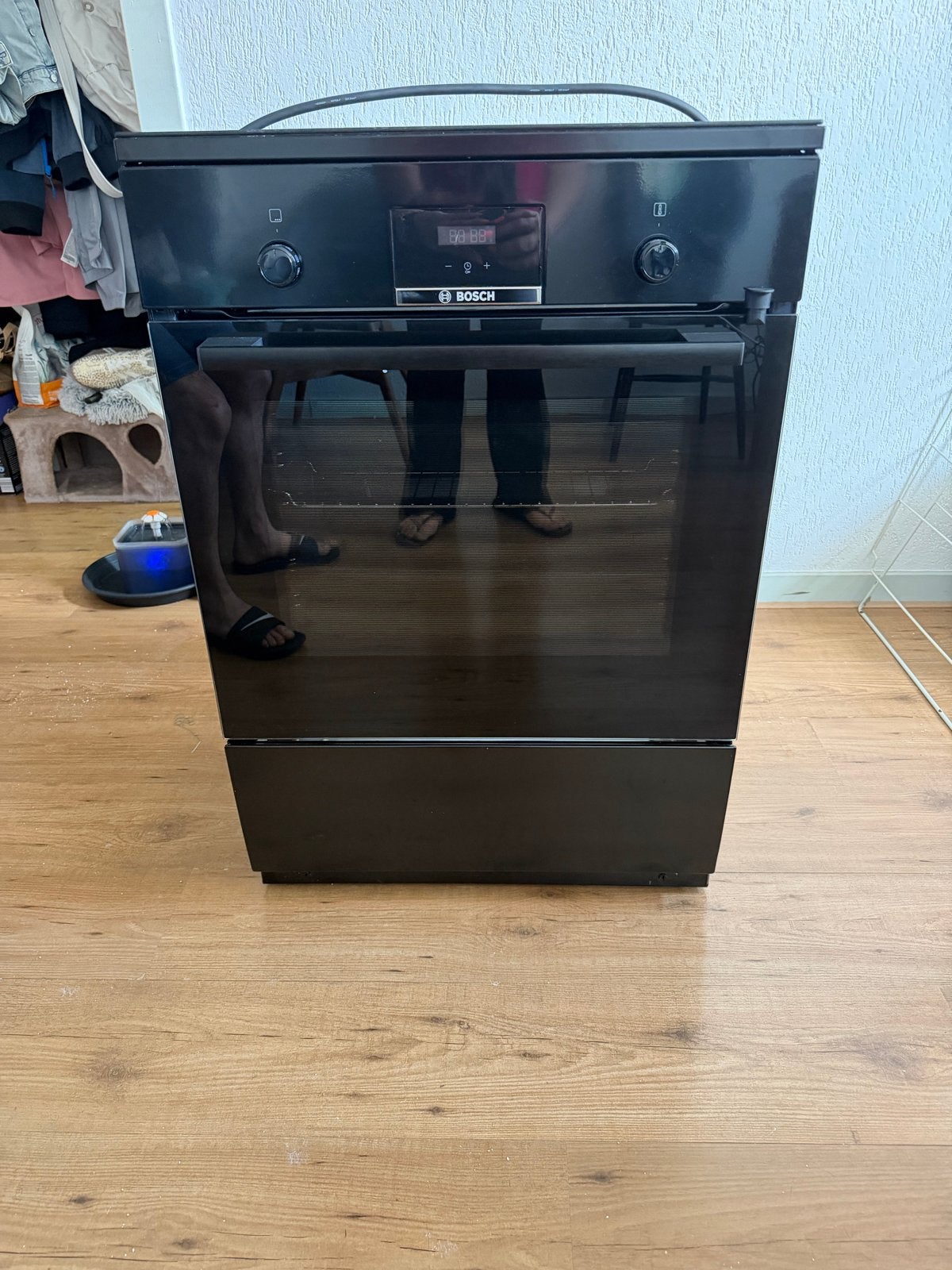 Bosch Inductiefornuis HLN39A060U, Ophalen, Gebruikt, Hete lucht, Bosch