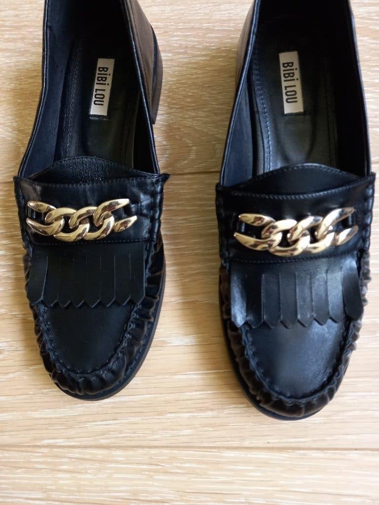 Loafers van Bibi Lou maat 40, Ophalen of Verzenden, Zo goed als nieuw, Zwart, Instappers