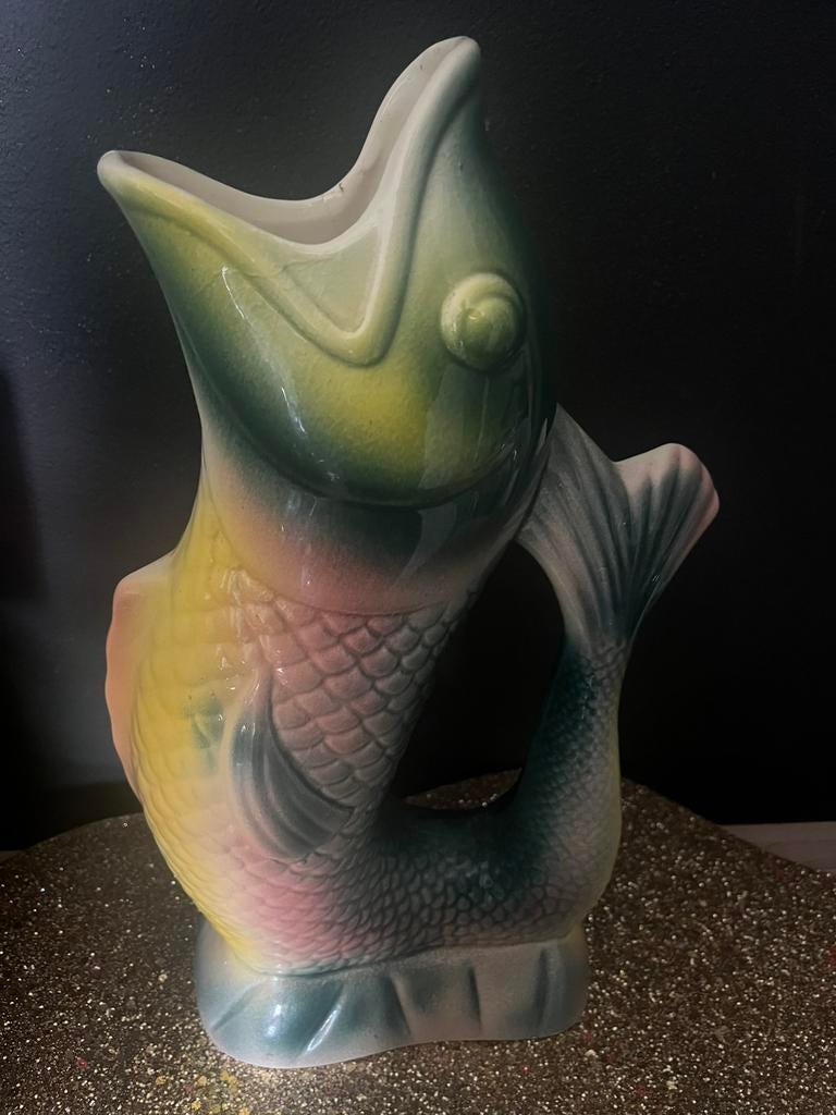 Saint Clement pastel gekleurde vintage karaf, Ophalen of Verzenden
