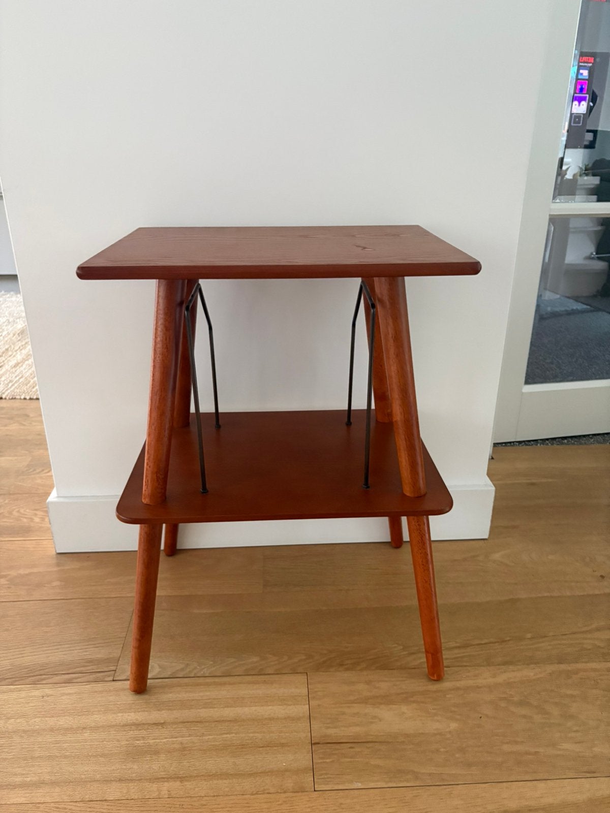 Prachtig vintage platenspeler tafeltje, Ophalen, Minder dan 55 cm, Zo goed als nieuw, 60 cm of meer