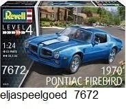 Revell I:25 1970 Pontiac Firebird 7672 (1970) modelbouw auto, Auto, Revell, Groter dan 1:32, Nieuw