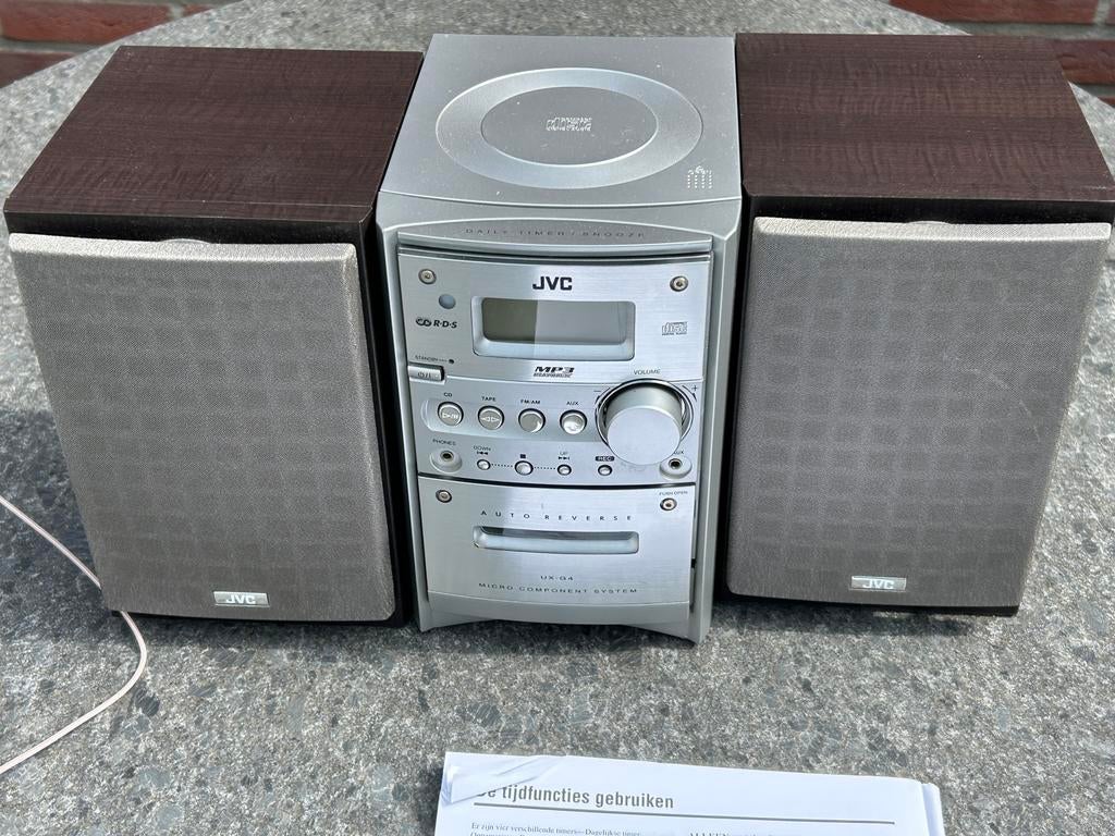 JVC Stereo toren, Ophalen, Zo goed als nieuw, Radio, Met cd-speler