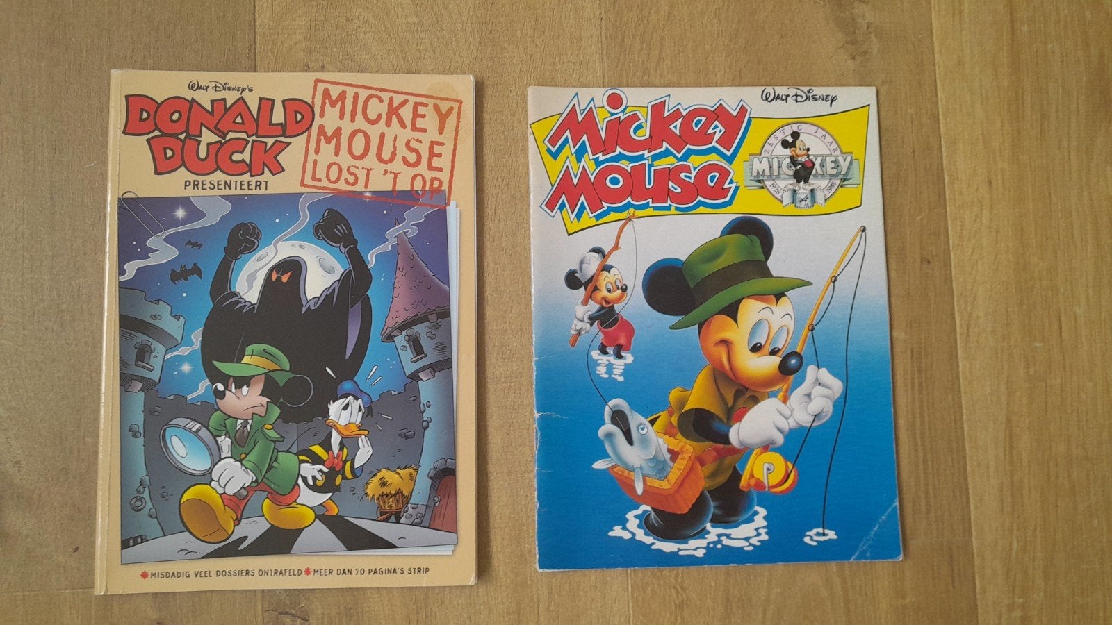 Donald Duck en Mickey Mouse stripboeken, Meerdere stripboeken, Ophalen of Verzenden, Gelezen